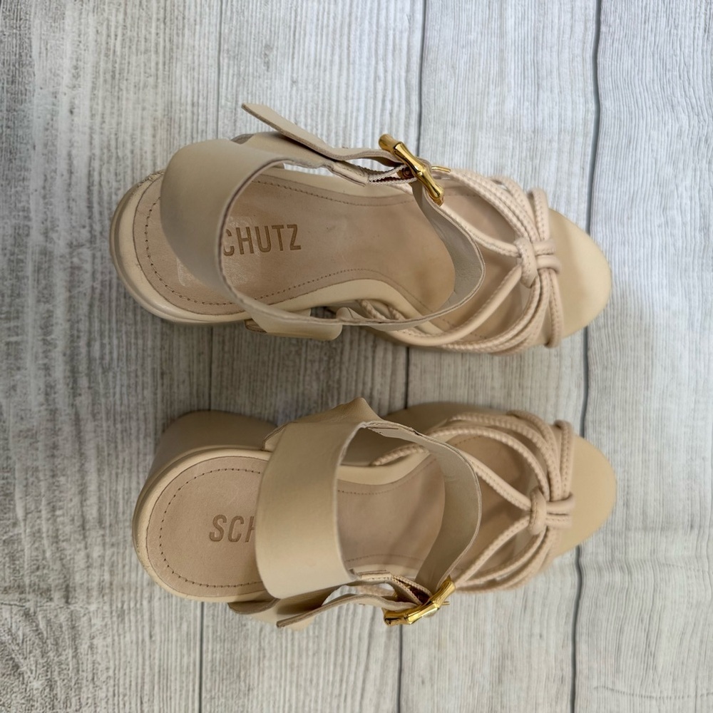 Schutz Mahi Strappy Platform Sandal - Picture 8 of 13